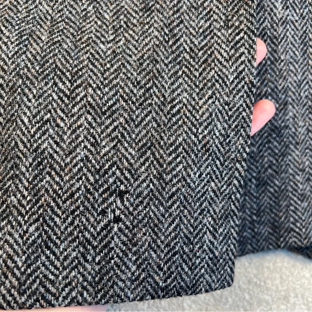 Harris Tweed Blazer Wool Nordstrom Houndstooth 2 Button‎ 42S *see measurements